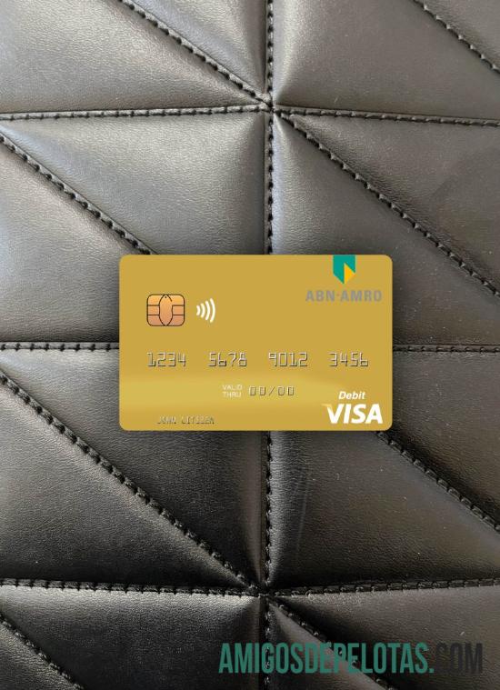 Holanda ABN AMRO Bank Visa Cartão de Débito Photolook Front baixar para verificação
